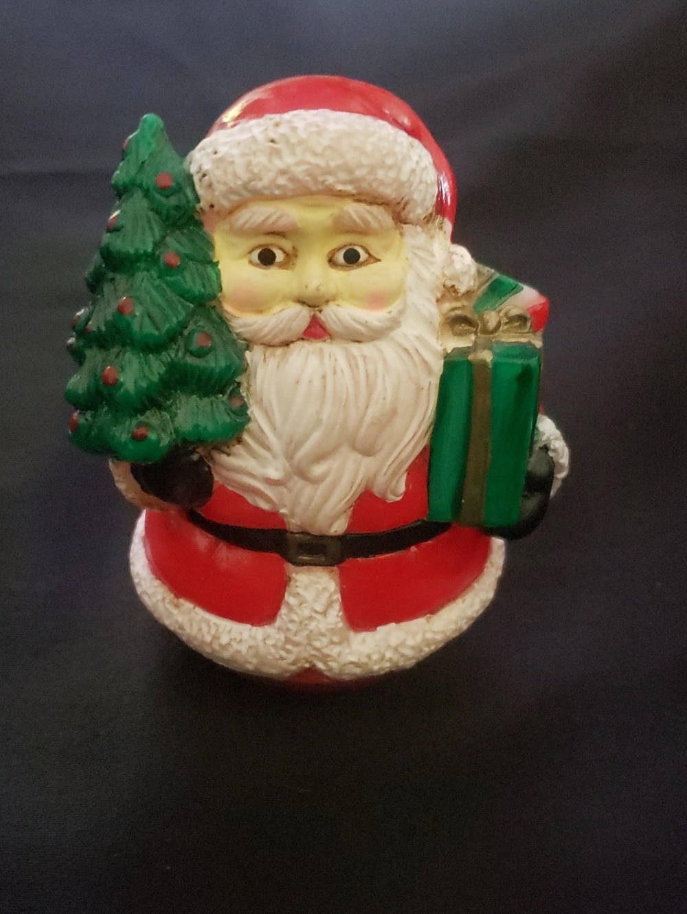 Vintage Midwest Importers Santa Claus Figurine Holding Toys